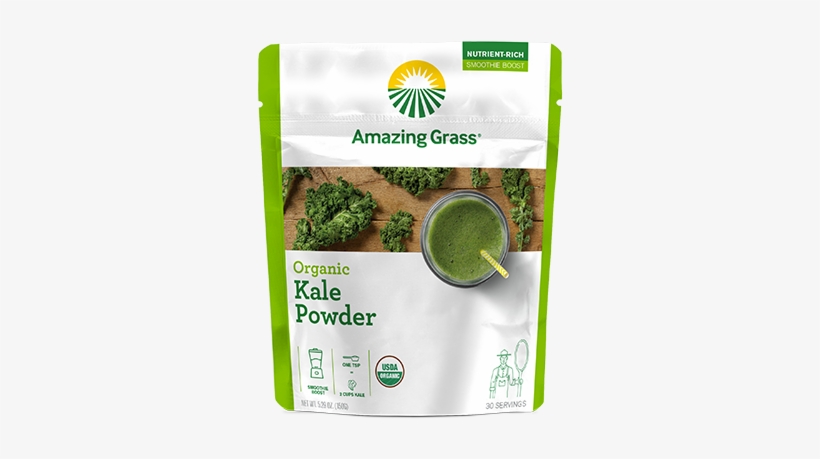 Kale - Amazing Grass Kale Powder, transparent png