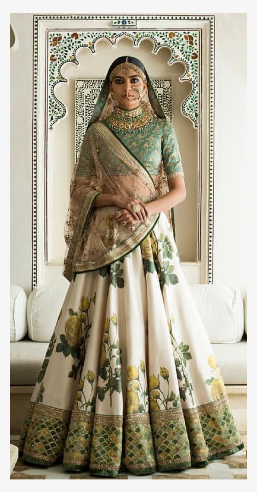 Indian Pakistani Ethnic Printed Embroidery Wedding - New Design Lehenga, transparent png