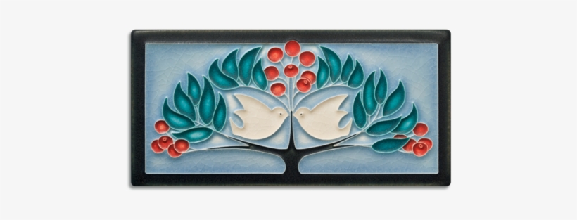 Lovebirds - Berry - Tile, transparent png