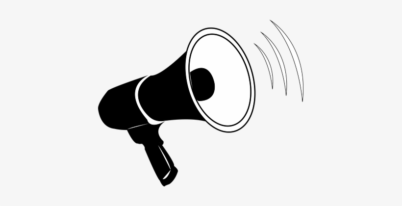 Anoobala Ganesh Shared - Megaphone Silhouette, transparent png