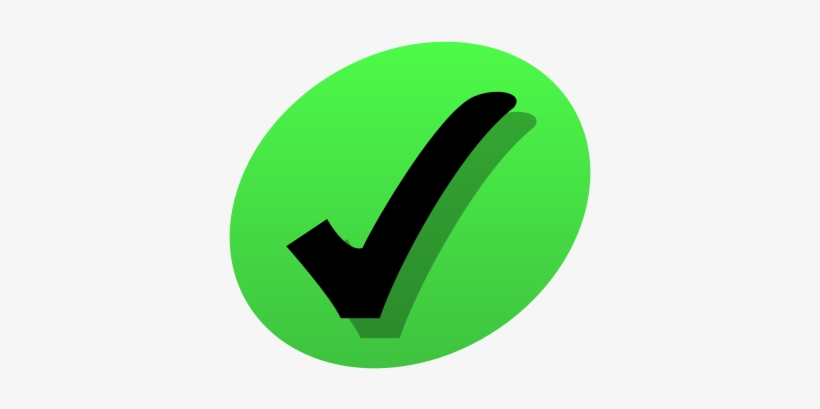 Tick - Yes Green, transparent png