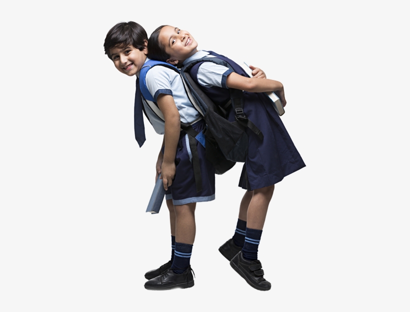 Banner21 - School Boy With School Bag Png, transparent png