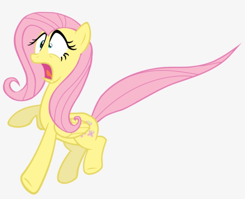 Fluttershy, Safe, Scared, Simple Background, Terror, - Mlp Fluttershy Afraid, transparent png