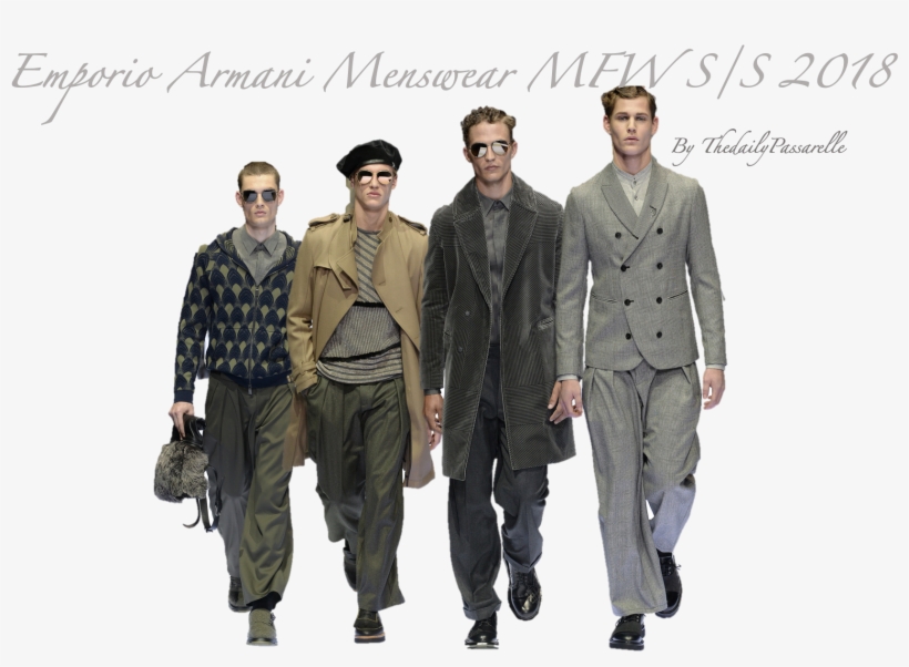 Emporio Armani Menswear Milan Fashion Week Spring/summer, transparent png