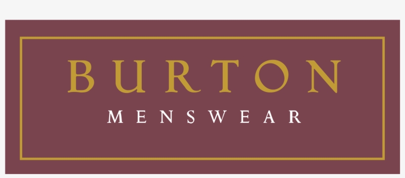 Burton Menswear Logo Png Transparent - Burton Menswear, transparent png