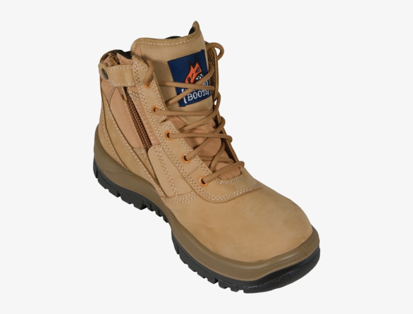 Wheat Zip Side Ankle Safety - Steel Cap Mongrel Boot, transparent png