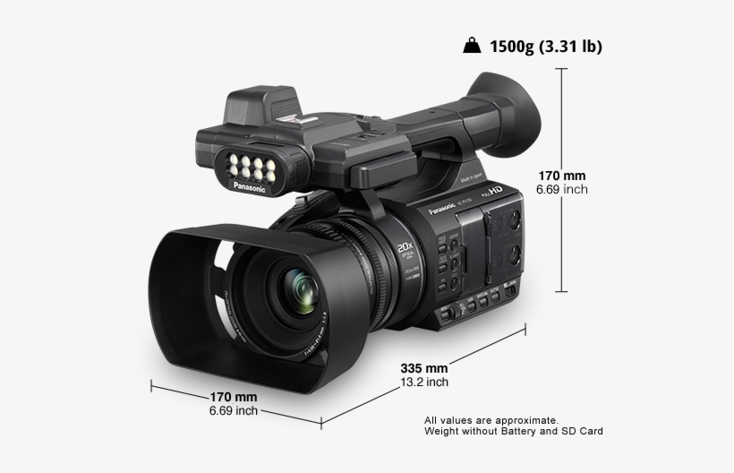 Hd Camcorder Hcpv100 Panasonic Pv100 Price In Pakistan 561x455 PNG
