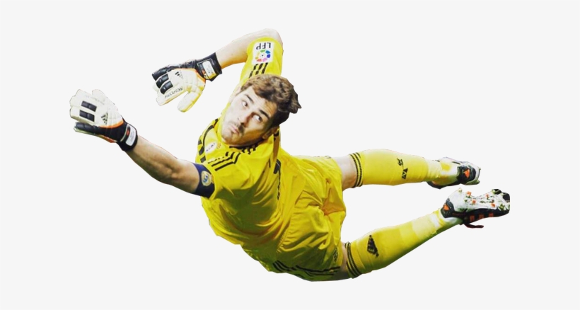 Goal Keeper Png - Iker Casillas Football Star Art 32x24 Poster Decor, transparent png