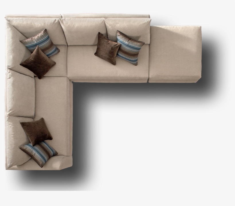 Mulholland Preview Furniture Layout, Furniture Plans, - L Couch Top View, transparent png