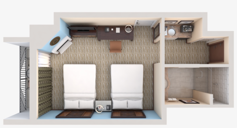 View 3d Floor Plans - Fireplace Top View Png, transparent png
