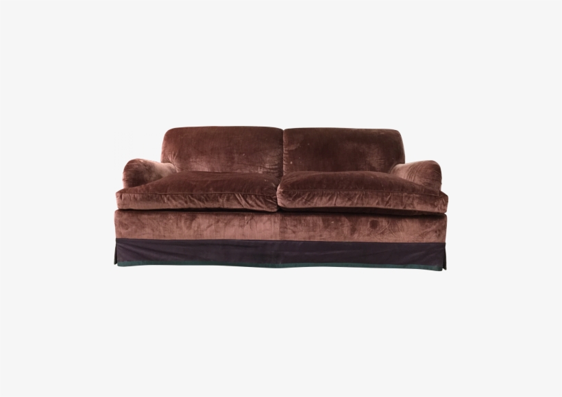 Custom Velvet Roll Arm Sofa - Sofa Bed, transparent png