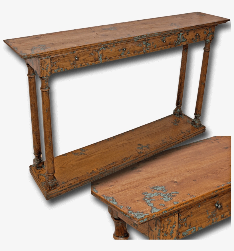 Mahogany Reproduction Furniture - Oak Hall Table, transparent png