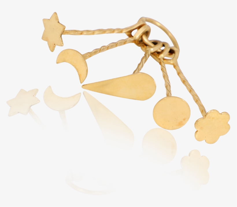 Precious Gold Bindi Article - Brass, transparent png