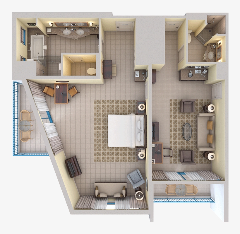View 3d Floor Plans - Floor Top View Png, transparent png