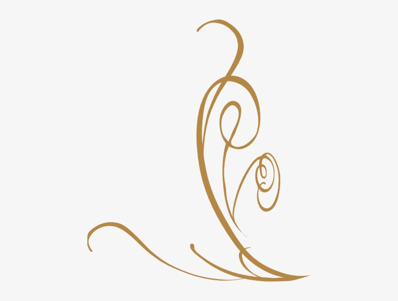 The Gallery For Gt Golden Vector Swirl Png - Png Gold Swirls, transparent png