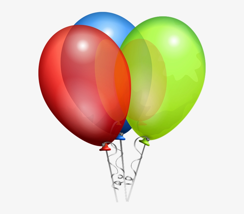 Funny Birthday Wishes Balloons - Balloon Clip Art Free, transparent png