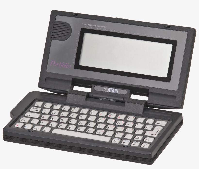 Atari Portfolio Computer - Atari Portfolio, transparent png