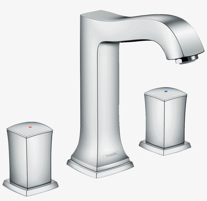 3 Hole Basin Mixer 160 With Zero Handles And Pop Up - Hansgrohe Metropol Classic 3-hole Basin Tap 160 31305000, transparent png