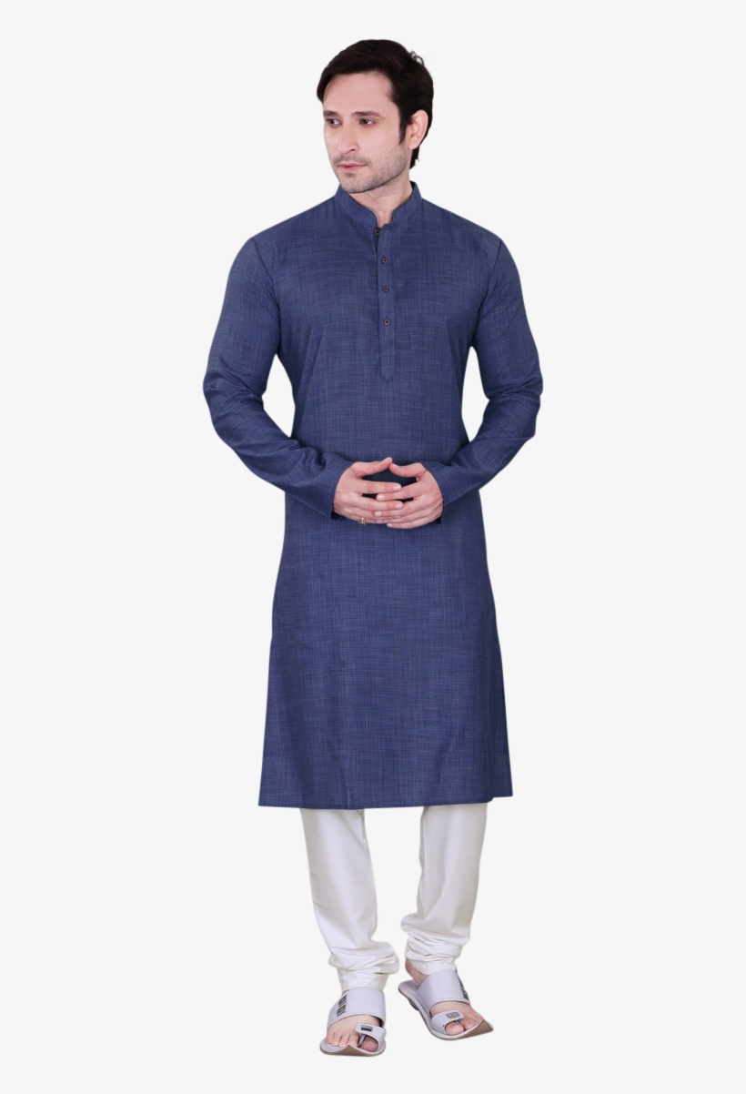 Men's Kurta With Churidar - Royal Blue Mens Kurta, transparent png