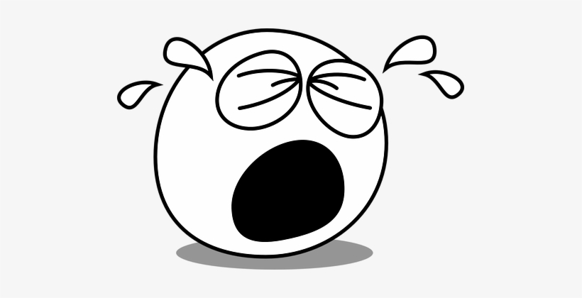 Crying Smiley Emotion Sad Crying Crying Cr - Crying Png, transparent png