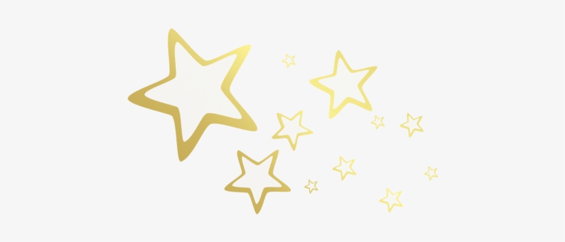 Estrellas Navideñas Png - Stars In The Sky Clipart Black And White, transparent png