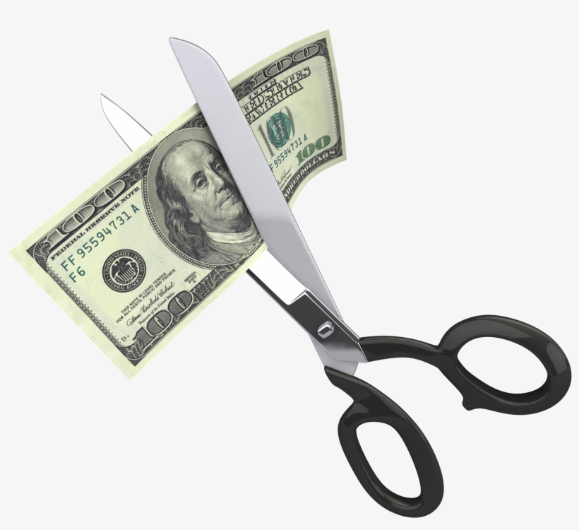 Manage Benefits Cost With A Section 125 Pop Plan - Cutting A Dollar Bill, transparent png