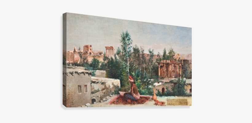 Baalbek Ruins, Lebanon Leonardo De Mango Canvas Print - Baalbek Roman Ruins, transparent png