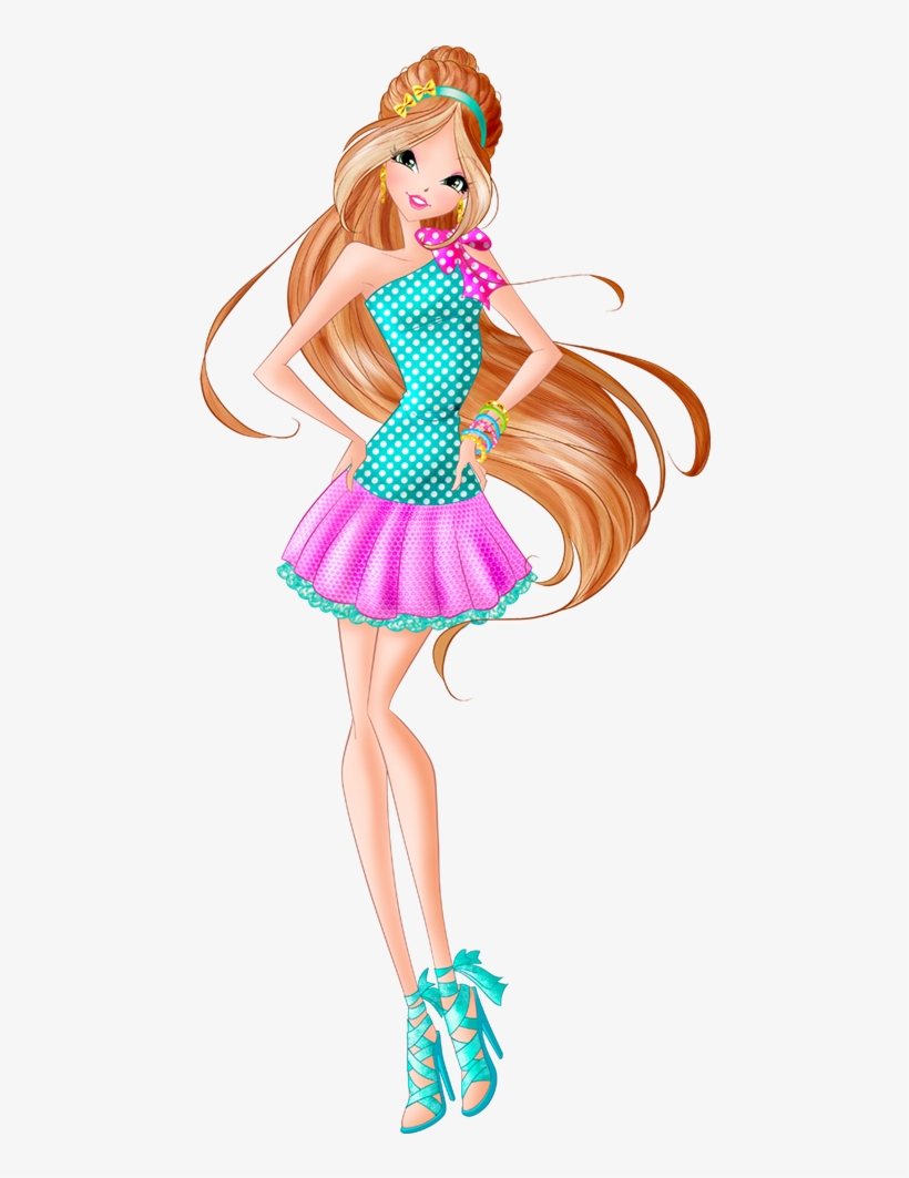World Of Winx Chef Chic Flora Strawberry Outfit Png - World Of Winx Chef Chic, transparent png