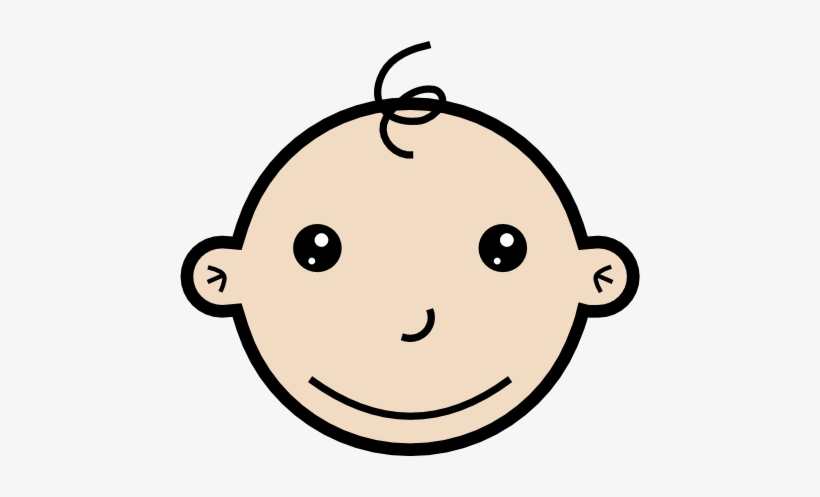 Clip Art Freeuse Library Baby Head Clipart - Small Clipart, transparent png