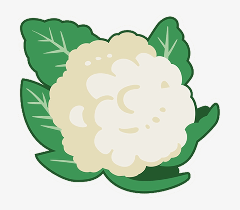 Cauliflower-emoji - Caulipower Logo, transparent png