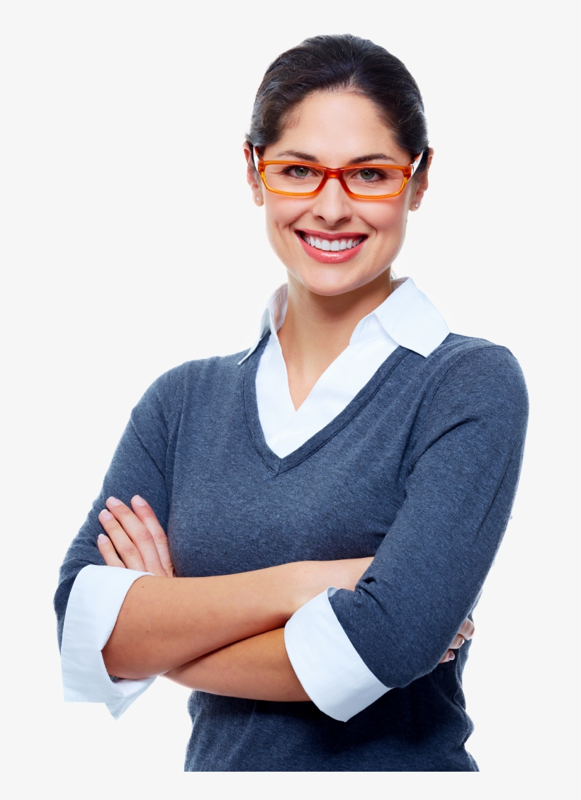 Happy Woman Png - Business Woman Smiling Png - 752x1113 PNG Download
