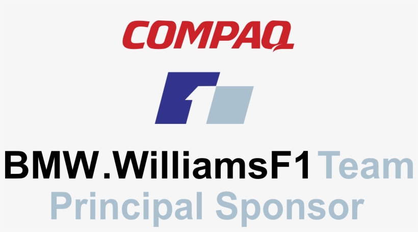 Bmw Willians F1 Logo - Compaq, transparent png