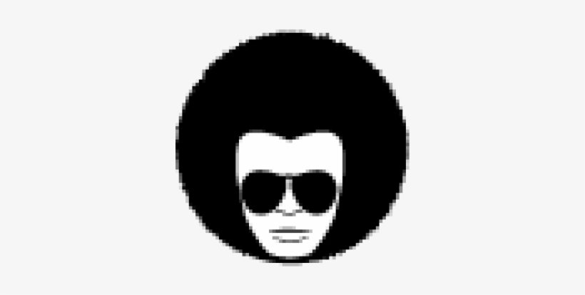 Afro Head With Sun Glasses Keywords Afro Head Afro - Afro Hair Man Vector, transparent png