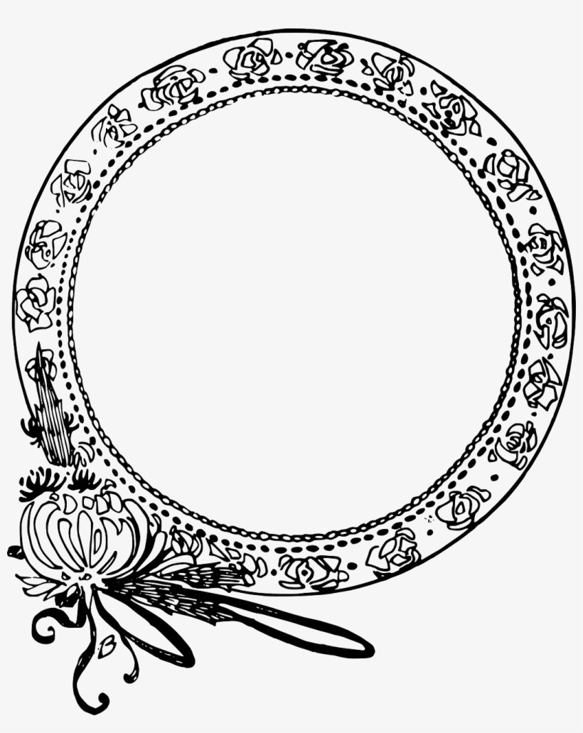Collection Of Free Frames Transparent Circle Download - Round Border Clip Art, transparent png