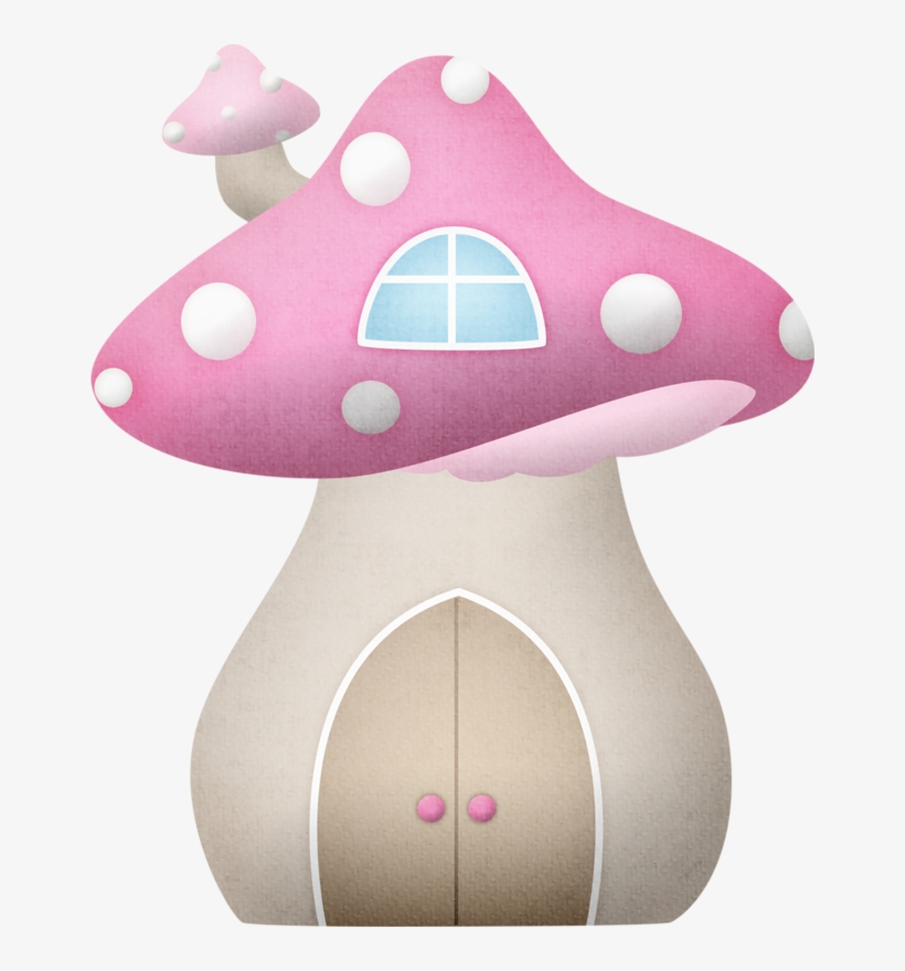 Hroselli Bg G Mushroom Png House Clip - Mushroom Houses Clipart, transparent png