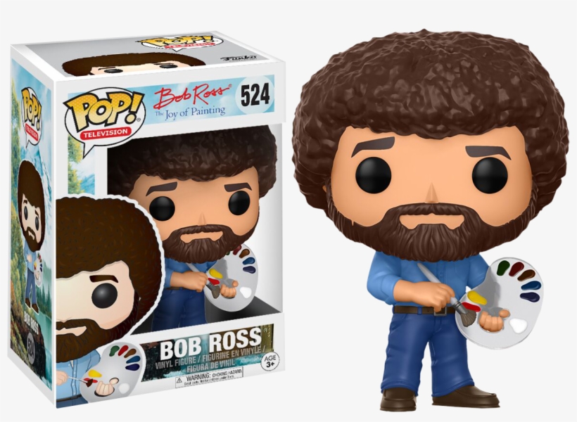 Bob Ross Funko Pop, transparent png