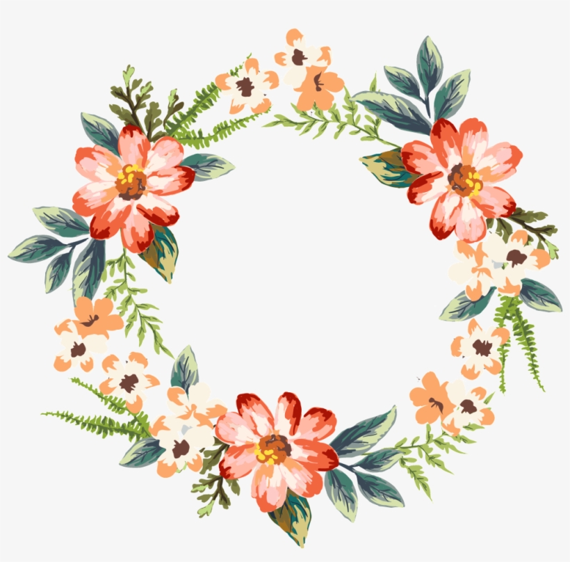 Hand Painted Wreath Wedding Png - Inspired Posters Family: Where Life Begins Poster Size, transparent png