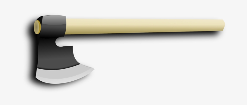 Battle Axe Garden Tool Hatchet - Axe Clipart, transparent png