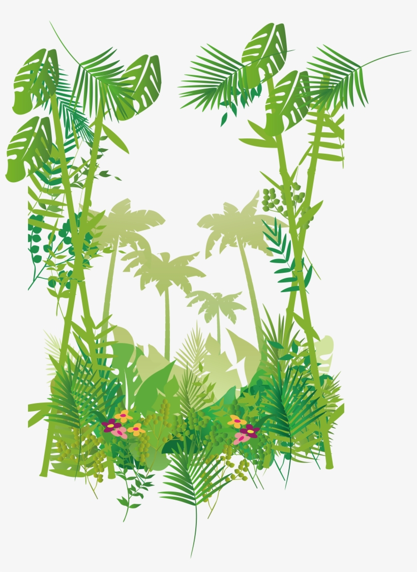 Svg Royalty Free Forest Border Transprent Png Free - Forest Plants Png, transparent png
