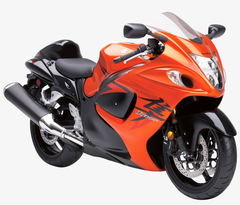 Jpg Transparent Download Bike Transparent Full Hd - Suzuki Hayabusa Orange, transparent png