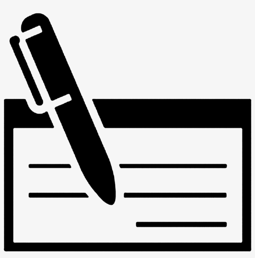 Online Casino Payment Methods - Cheque Clip Art, transparent png