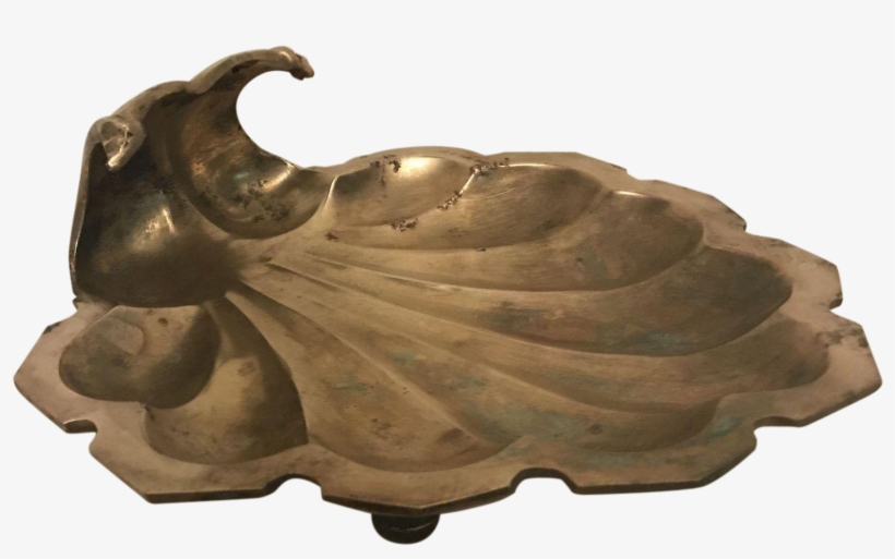 Huge Solid Brass Cigar Ashtray Or Planter - Statue, transparent png