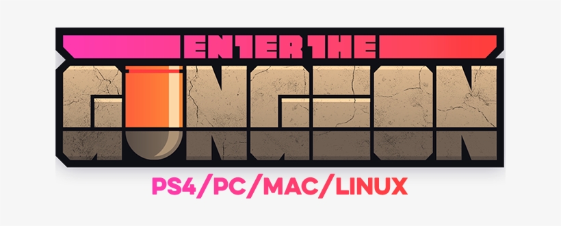 Logo - Enter The Gungeon Logo, transparent png