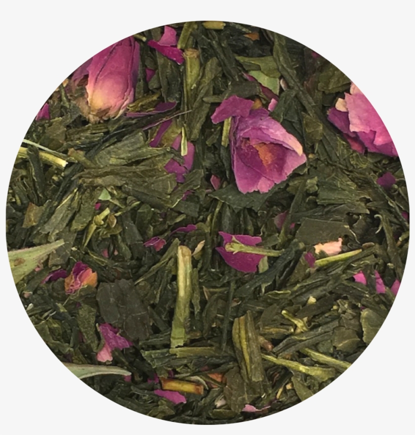 Sencha With Rose Petals Tea, transparent png