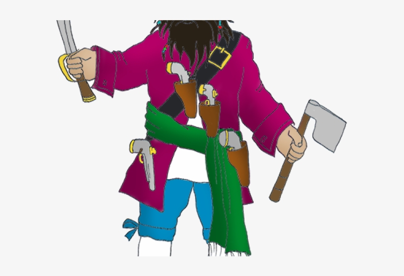 Pirate Clipart Black Beard - Clip Art, transparent png