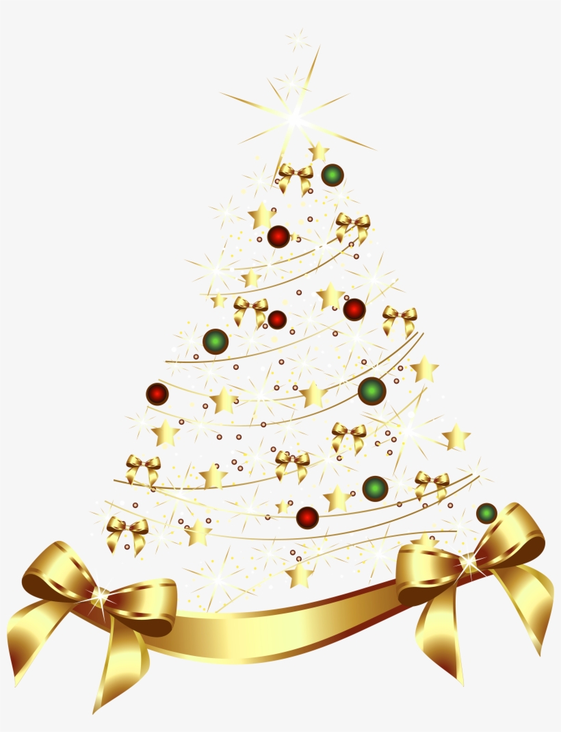 Golden Clipart Christmas - Happy New Year 2018 Son, transparent png
