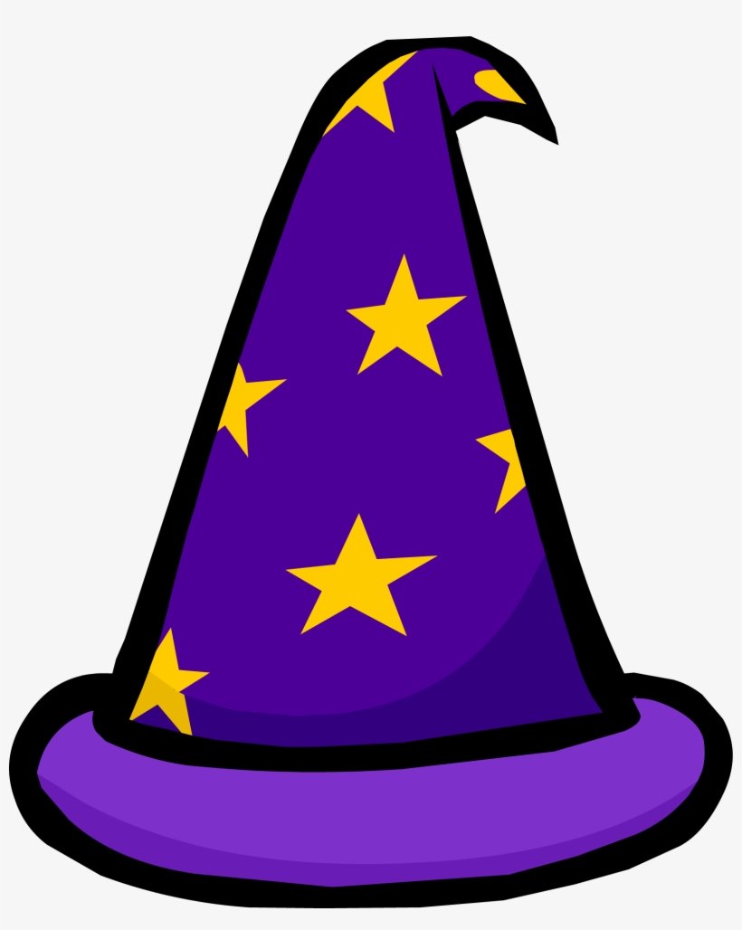 Wizard Hat - Club Penguin, transparent png