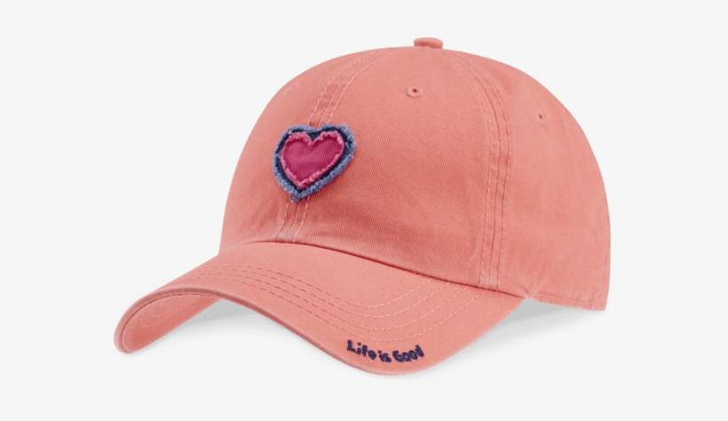 Heart Tattered Chill Cap - Women Pink Heart Snapback, transparent png