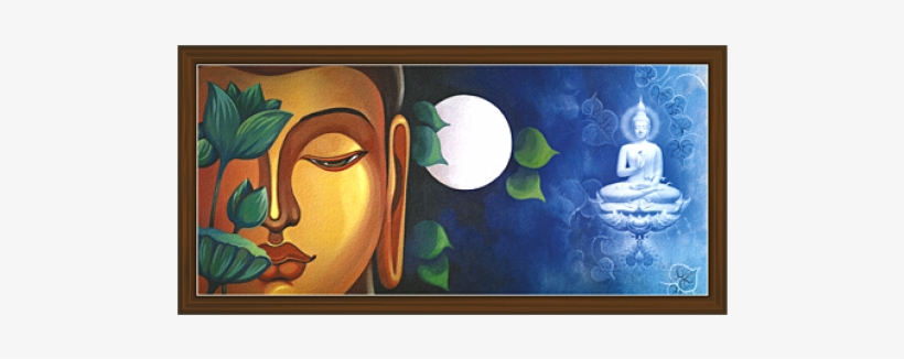 Buddha Shakyamuni Portrait Wall Print Poster Decor, transparent png
