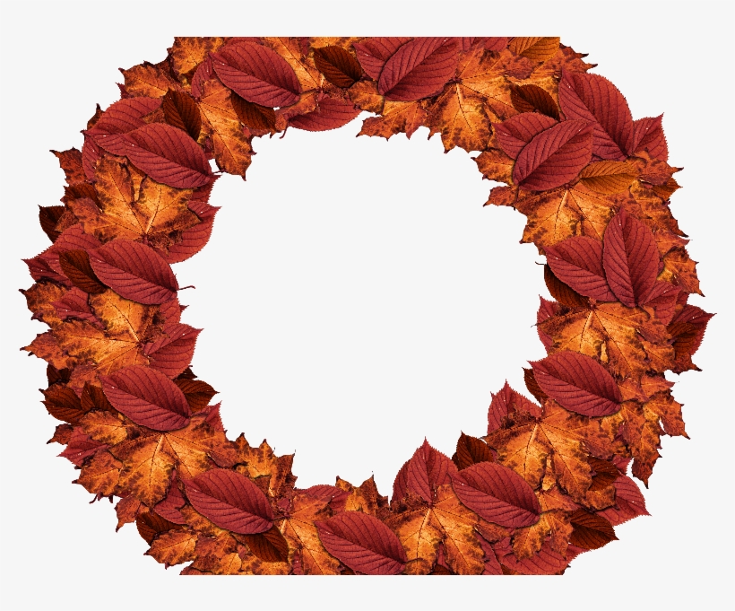 Reef Clipart Autumn - Fall Wreath Png File, transparent png